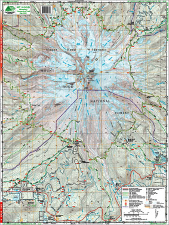 Green Trails No. 462S: Mt. Hood Climbing/Timberline Trail, Oregon 1: ...