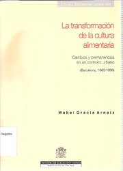 La Transformación de la cultura alimentaria…