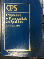 Compendium of Pharmaceuticals and…