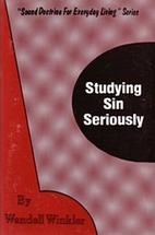 Studying sin seriously: Class books for…