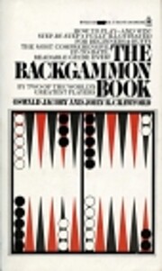 Backgammon Book de Oswald Jacoby