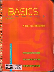 The Basics: A Rhetoric and Handbook by Santi…