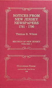 Notices from New Jersey newspapers,…