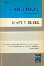 I and Thou by Martin Buber