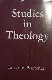 Studies in Theology av Lorraine Boettner