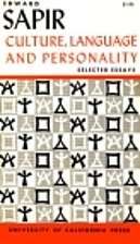 Culture, Language and Personality by Edward…