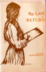 Law Of Return par Alice Bloch