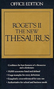 Roget's II the New Thesaurus af Houghton…