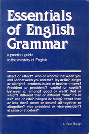 Essentials of English Grammar av L. Sue…