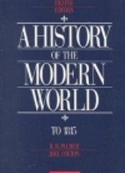 A History of the Modern World por R. R.…