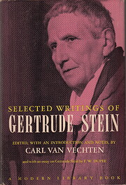 Selected writings of Gertrude Stein door…