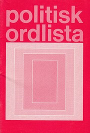 Politisk ordlista