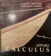 Applied calculus de Marvin L Bittinger