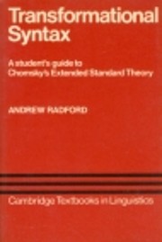 Transformational Syntax: A Student's…