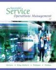 Successful service operations management.…