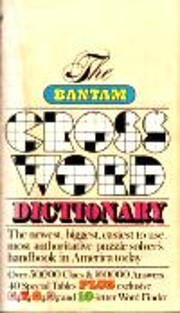 The Bantam Crossword Dictionary von Walter…