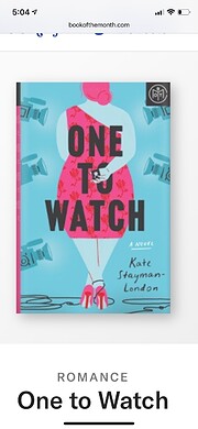 One to Watch – tekijä: Kate StaymanLondon