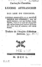 Lucina Sine Concubitu: a Letter Humbly…