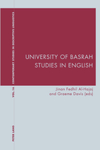 University of Basrah Studies in English…