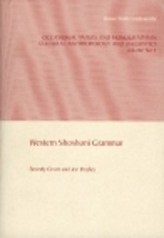 Western Shoshoni Grammar (Occasional Papers…