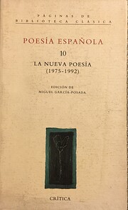 Poesía Española 10: La Nueva Poesía…