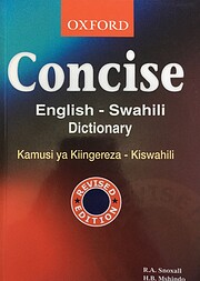 A Concise English - Swahili Dictionary de R.…