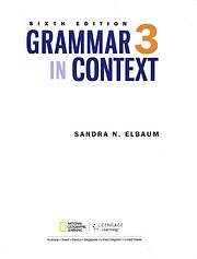 Grammar In Context 3 Teacher's Edition…