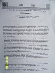 Persona Humana: Declaration on Certain…