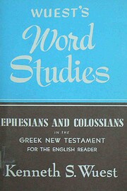 Ephesians and Colossians in the Greek New…