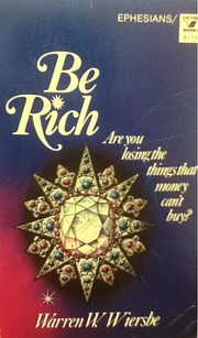 Be rich : are you losing the things that…