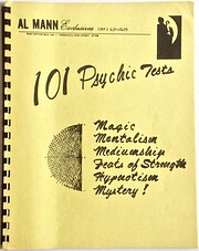 101 Psychic Tests – tekijä: Al Mann
